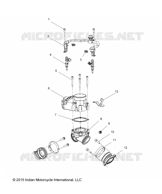 ENGINE, THROTTLE BODY/KRAFTSTOFFVERTEILER