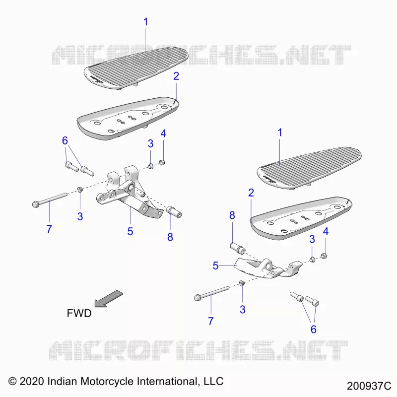 CHASSIS, FLOORBOARD, DRIVER