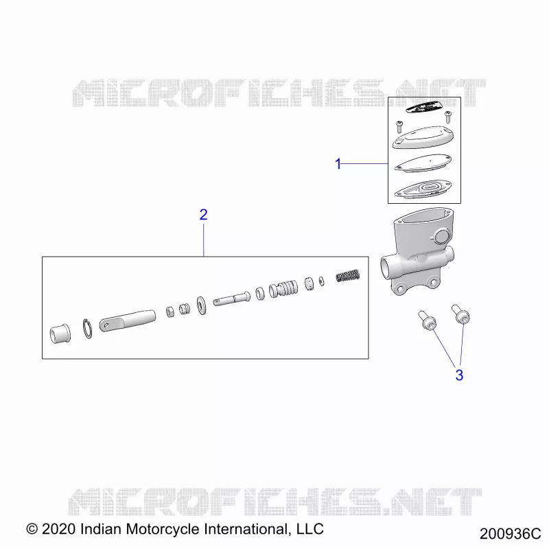 HINTERBREMSE, MASTER CYLINDER