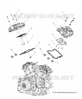 ENGINE, VALVE COVERS