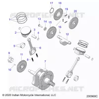 ENGINE, PISTON AND KURBELWELLE