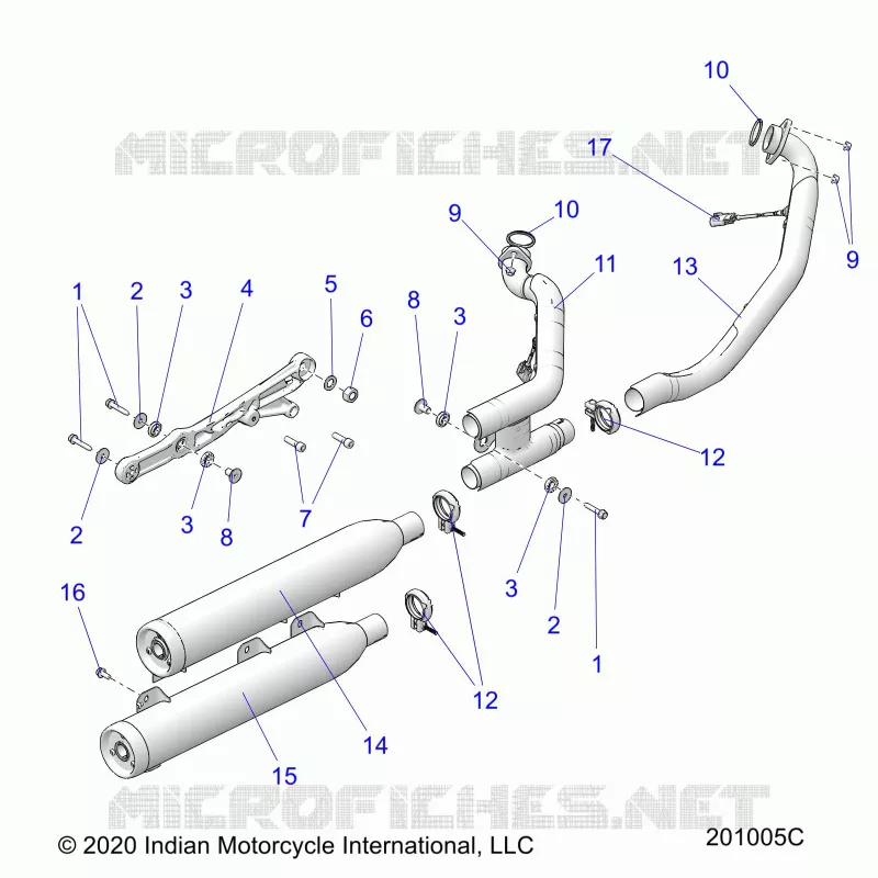 AUSPUFF ASM. (TWENTY) INTL