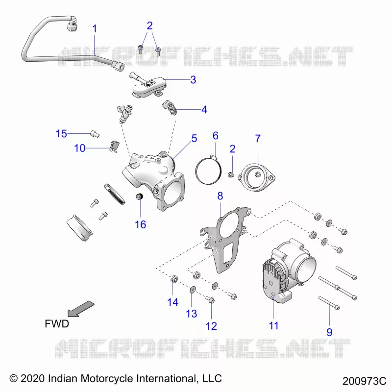 KRAFTSTOFFSYSTEM, FUEL CLAM SHELL/THROTTLE BODY