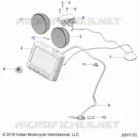 ELEKTRIC, INSTRUMENT CLUSTER