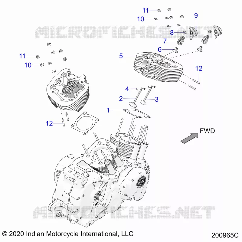 ENGINE, ZYLINDERKOPF ASM.