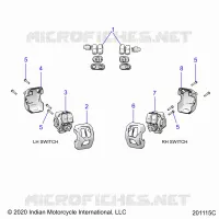 ELEKTRIC, SWITCH CONTROLS, LH/RH