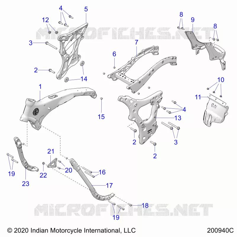 CHASSIS, RAHMEN ASM.
