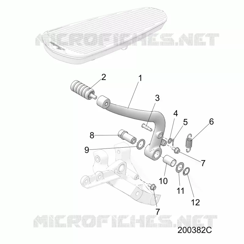 BREMSES, BREMSE PEDAL