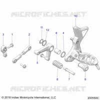 ANTRIEB, SHIFT PEDAL AND LINKAGE