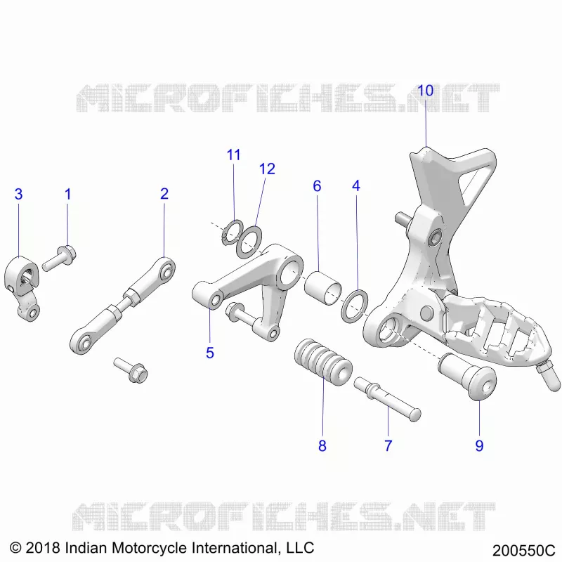 ANTRIEB, SHIFT PEDAL AND LINKAGE