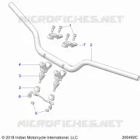 LENKUNG, HANDLEBAR MNTG
