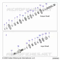 ANTRIEB, INPUT/OUTPUT SHAFT ASM.