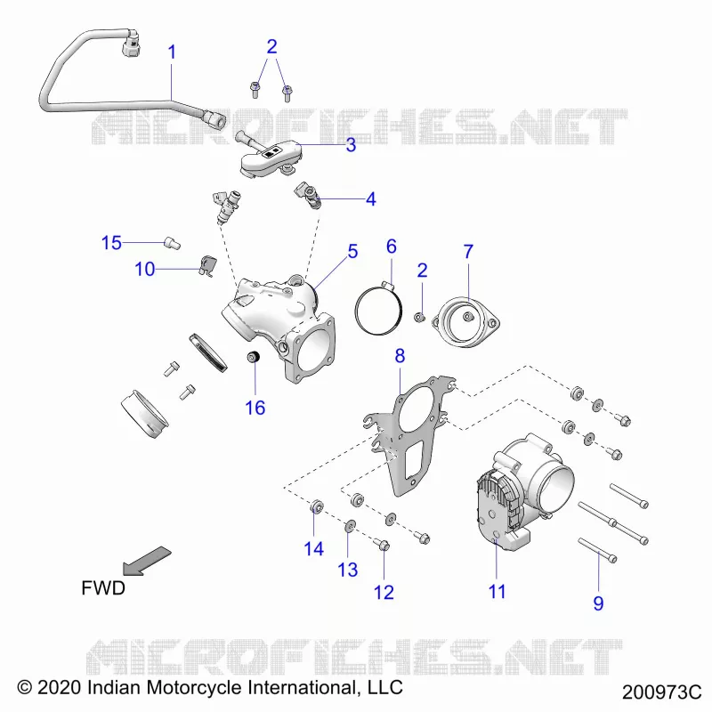 KRAFTSTOFFSYSTEM, FUEL CLAM SHELL/THROTTLE BODY