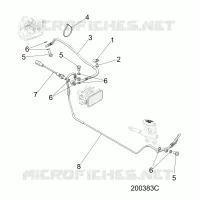BREMSES, BREMSE LINE, REAR, ABS
