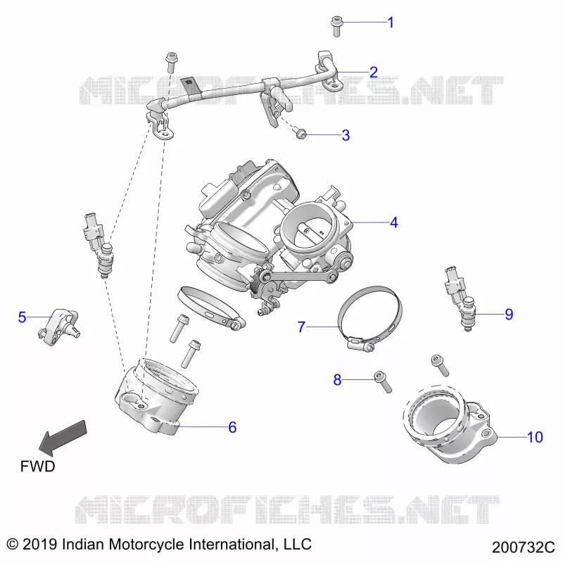 KRAFTSTOFFSYSTEM, FUEL RAIL/THROTTLE BODY