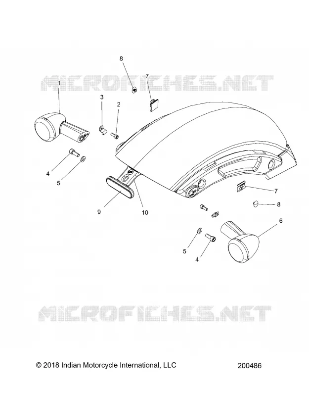 ELEKTRIC, REAR TURN SIGNALS AND REFLECTOR