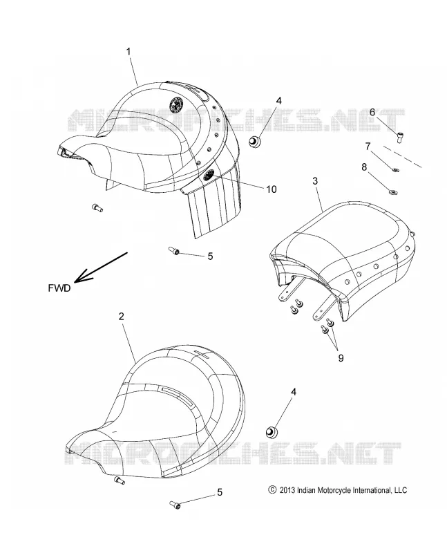 SEAT - N15CCC/CCV ALL OPTIONS (49INDIANSEAT14)