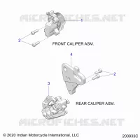 BRAKES, BREMSZANGE VORNE AND REAR