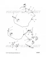 BREMSES, BREMSE LINE, FRONT, ABS