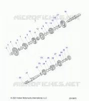 ANTRIEB, INPUT/OUTPUT SHAFT ASM.
