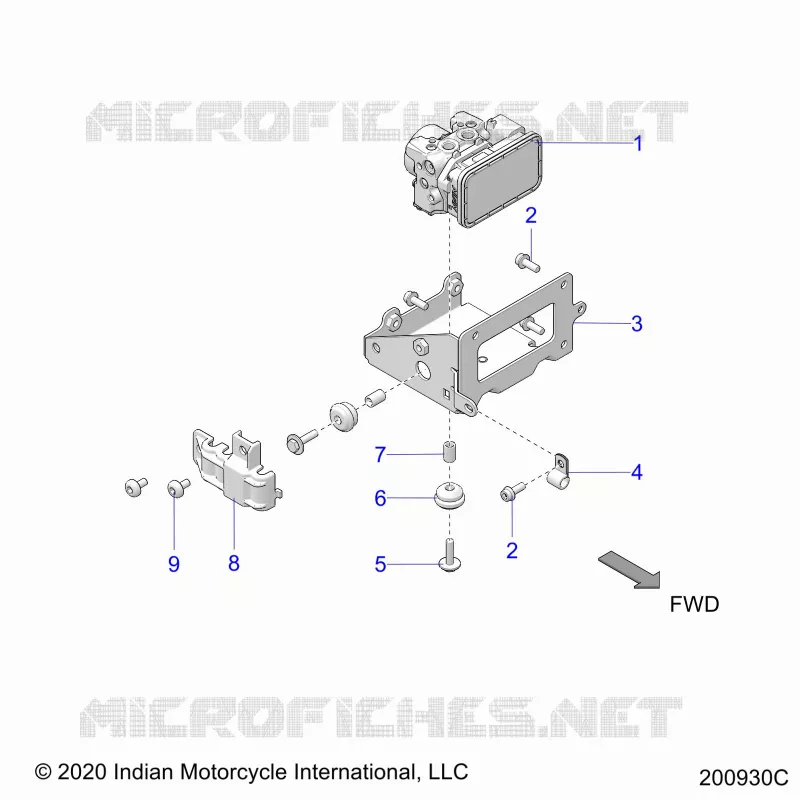 BREMSES, ABS MODULE ASM.