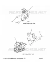 BRAKES, BREMSZANGE VORNE AND REAR