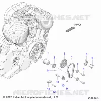 CAM CHAIN AND SPROCKETS