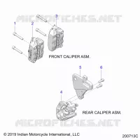 BRAKES, BREMSZANGE VORNE AND REAR