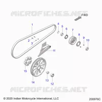ANTRIEB, DRIVE SPROCKET, BELT AND GUARD
