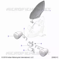 ELEKTRIC, TURN SIGNAL, REAR AND TAILLIGHT