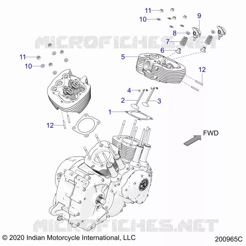 ENGINE, ZYLINDERKOPF ASM.