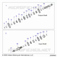 ANTRIEB, INPUT/OUTPUT SHAFT ASM.