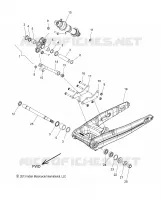 HINTERRADAUFHÃ„NGUNG ASM., SWING ARM AND SHOCK