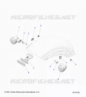 ELEKTRIC, REAR TURN SIGNALS AND REFLECTOR
