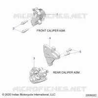 BRAKES, BREMSZANGE VORNE AND REAR