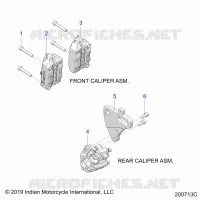 BRAKES, BREMSZANGE VORNE AND REAR