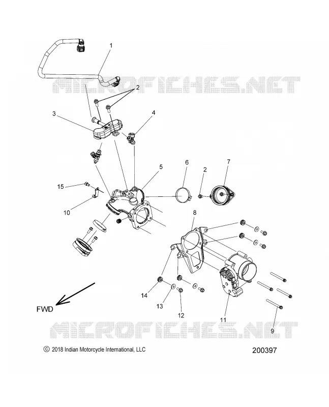 KRAFTSTOFFSYSTEM, FUEL CLAM SHELL/THROTTLE BODY