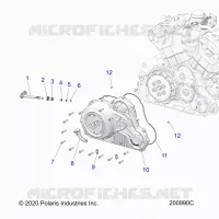 MOTOR, COVER ASM., PRIMARY DRIVE