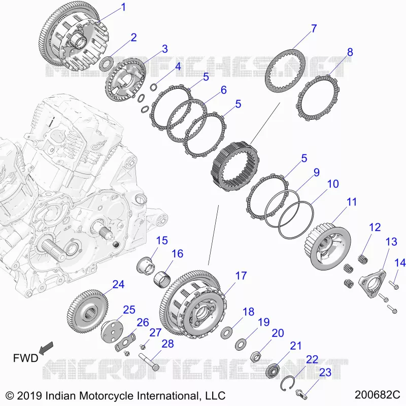 ANTRIEB, CLUTCH AND PRIMARY DRIVE