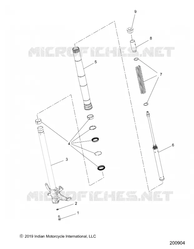LENKUNG, FRONT FORKS KITS