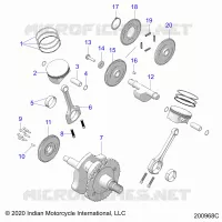 ENGINE, PISTON AND KURBELWELLE