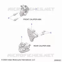 BRAKES, BREMSZANGE VORNE AND REAR