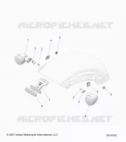 ELEKTRIC, REAR TURN SIGNALS AND REFLECTOR