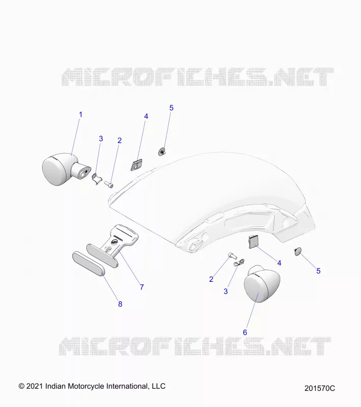 ELEKTRIC, REAR TURN SIGNALS AND REFLECTOR