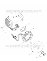 ENGINE, ALTERNATOR AND REGULATOR - N131C/D/V ALL OPTIONS (INDIANALTERNATOR12CC)