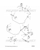 BREMSES, BREMSE LINE, FRONT, ABS