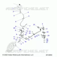 VORDERBREMSE ASM., W/ABS