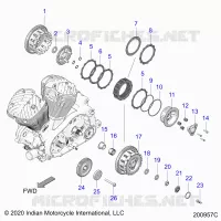 ANTRIEB, CLUTCH AND PRIMARY DRIVE