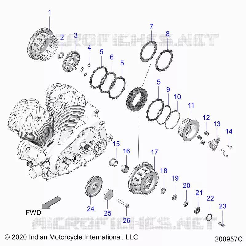 ANTRIEB, CLUTCH AND PRIMARY DRIVE
