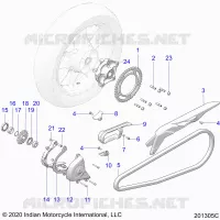 ANTRIEB, SPROCKETS, GUARDS AND CHAIN